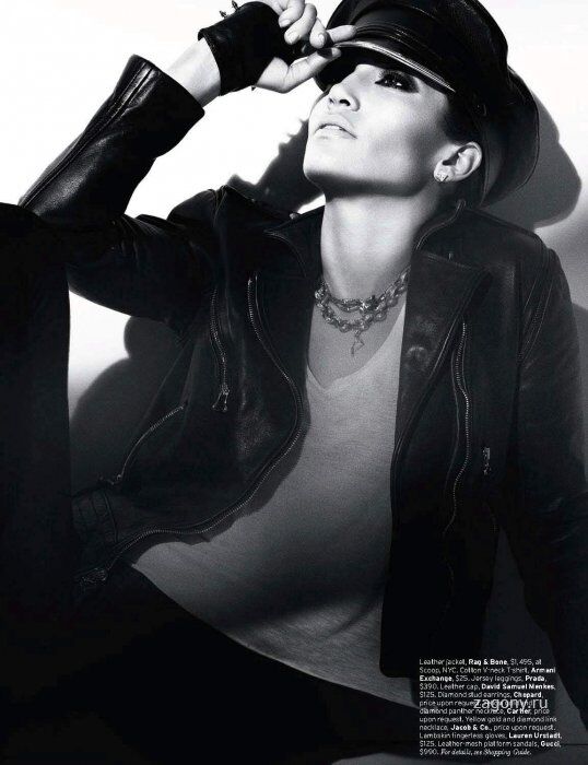 Дженнифер Лопеc в новом образе для ELLE