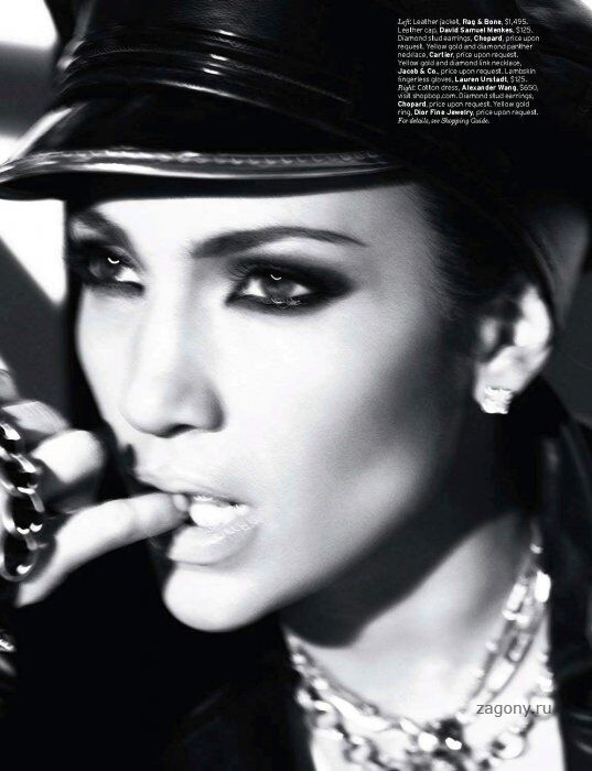 Дженнифер Лопеc в новом образе для ELLE