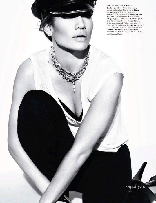 Дженнифер Лопеc в новом образе для ELLE