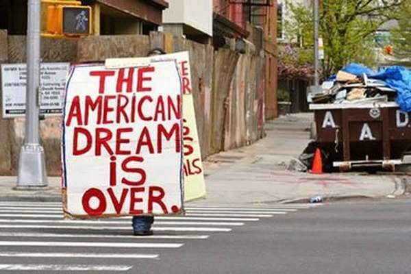 Кризис превратил "американскую мечту" в кошмар человечества