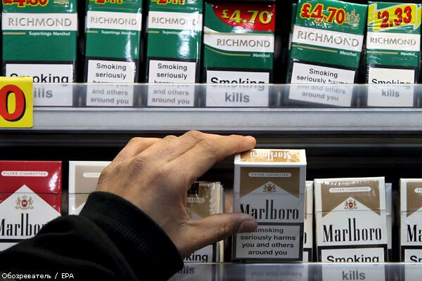Продажу пачек с менее чем 20 сигаретами хотят запретить