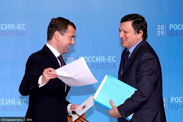 Евросоюз не сумел убедить Медведева