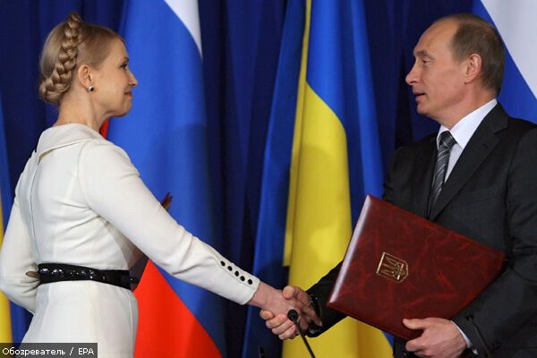 Путин рискует, но предлагает Тимошенко большой аванс