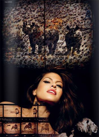 Ева Мендес и дикая Африка в новой фотосессии