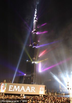 Открытие самого высокого здания мира в Дубае