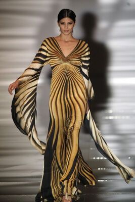 Сногсшибательные платья от Роберто Кавалли. Зима-2011. ФОТО 