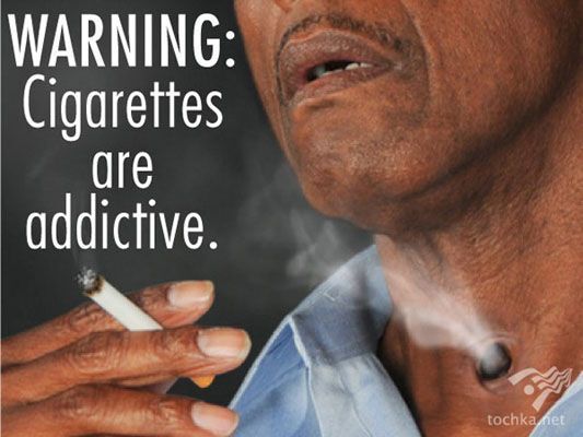 На пачках сигарет появятся трупы и гробы. ФОТО