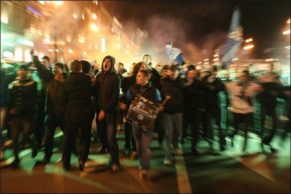Массовые беспорядки после победы Зенита