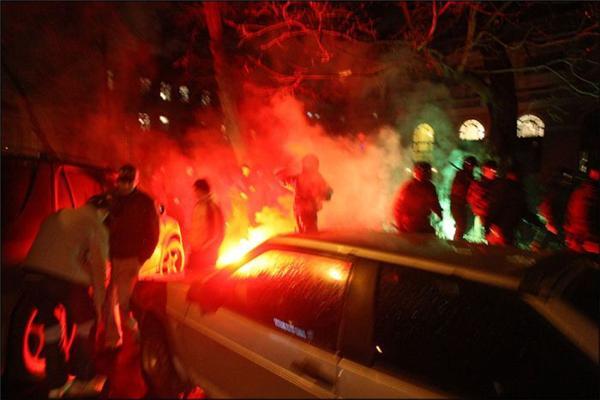 Массовые беспорядки после победы Зенита