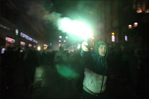 Массовые беспорядки после победы Зенита