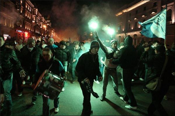 Массовые беспорядки после победы Зенита