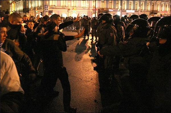 Массовые беспорядки после победы Зенита