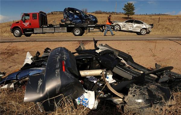 Страшная авария в штате Колорадо, столкнулись 30 авто
