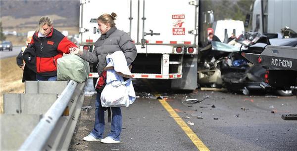 Страшная авария в штате Колорадо, столкнулись 30 авто
