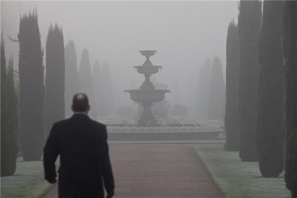 Туманное утро в Риджентс-парке