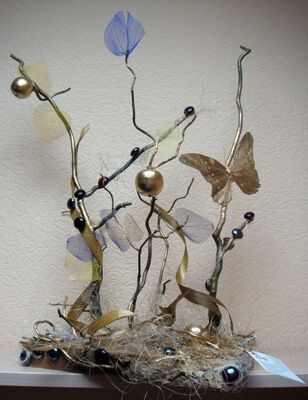 Искусство икебаны согревает дом. ФОТО