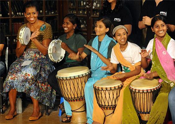 Обама приехал в Индию в масштабах турне по странам Азии