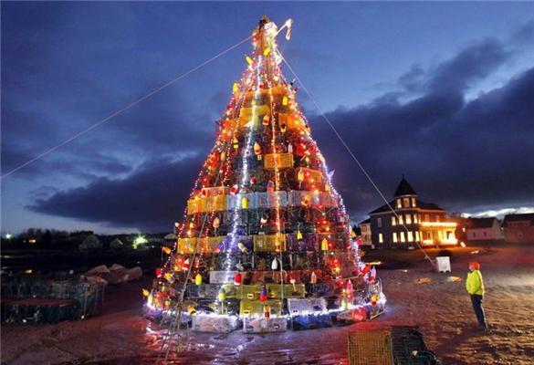 Різдвяні вогні в різних країнах світу