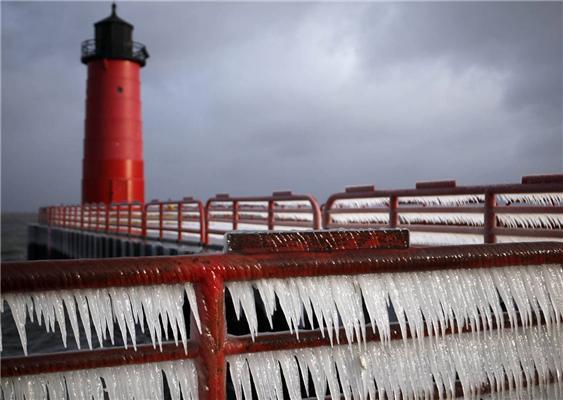 Снігова буря на Середньому Заході США 
