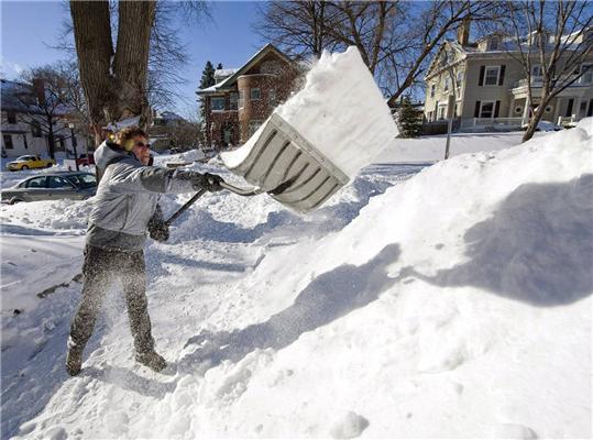 Снігова буря на Середньому Заході США 
