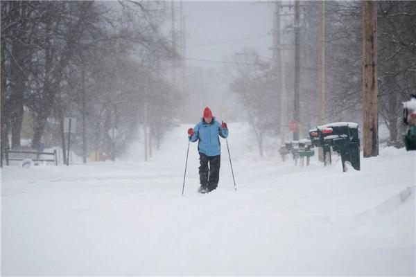 Снігова буря на Середньому Заході США 