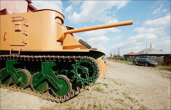 Танкодром в огороде
