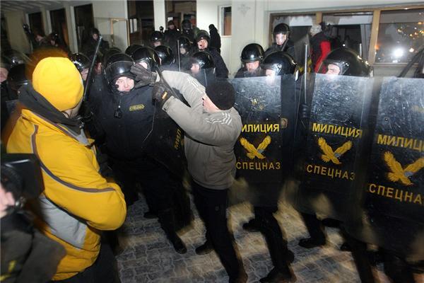 Акції опозиції після виборів Білорусі в Мінську