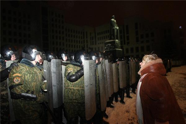 Акції опозиції після виборів Білорусі в Мінську