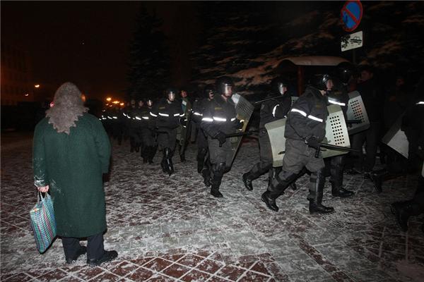 Акції опозиції після виборів Білорусі в Мінську