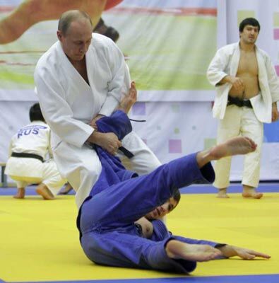 Путін вийшов на боротьбу з кавказцями - рівних не знайшлося. ФОТО