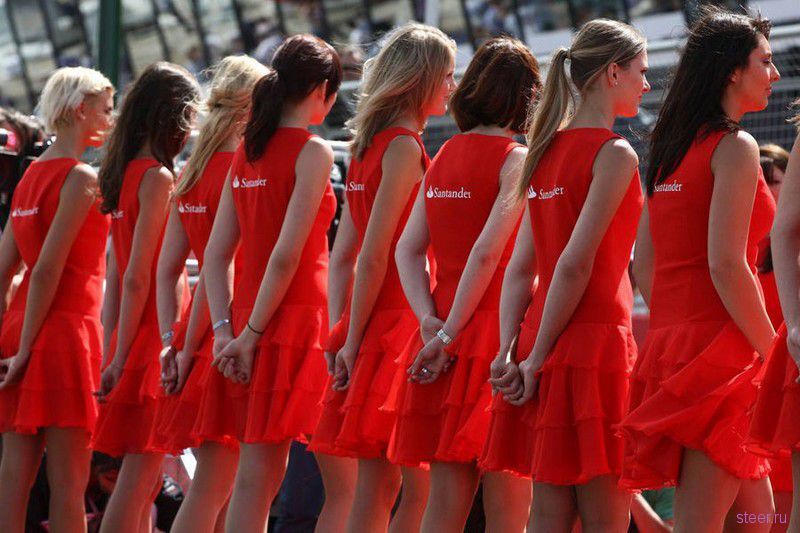 Самые сексуальные девушки Формулы-1. ФОТО