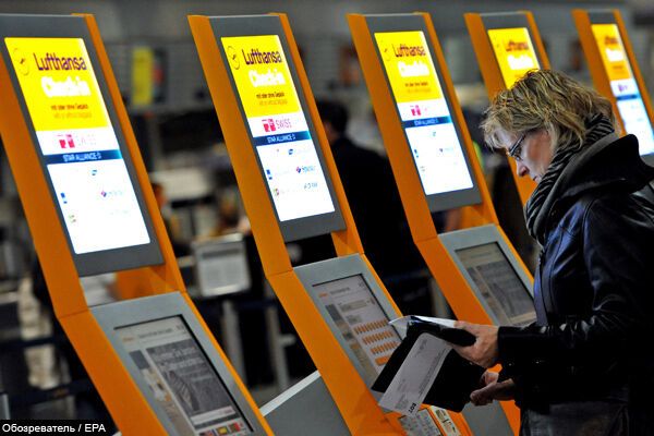 Lufthansa отменила рейсы Киев-Франкфурт и Киев-Мюнхен