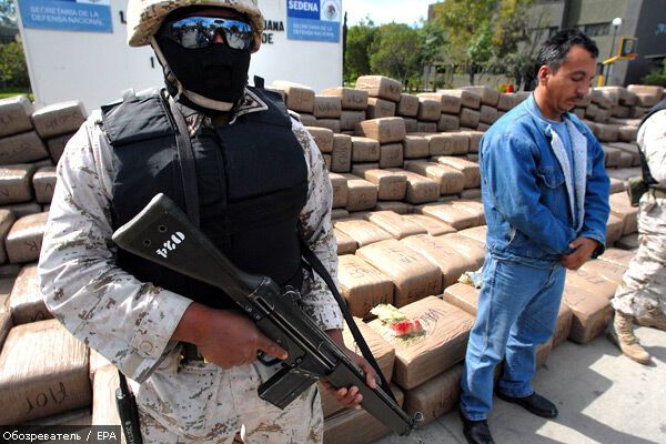 В Мексике задержали 15 тонн наркотиков. ФОТО
