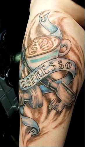 Удивительное искусство кофейного тату