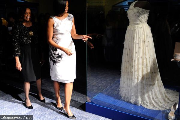 Инаугурационное платье первой леди войдет в историю. ФОТО