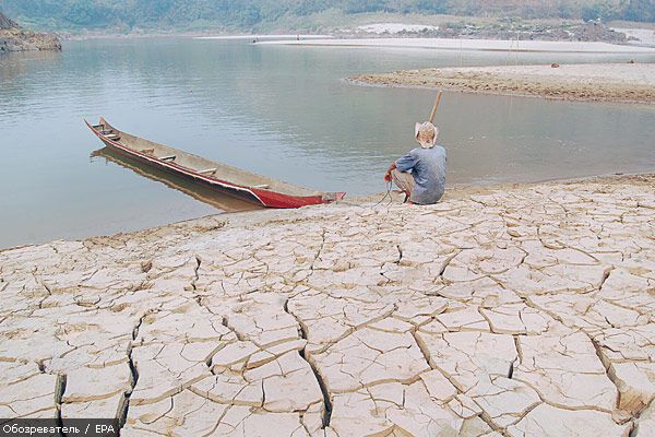 Засуха вбиває Таїланд і Лаос. ФОТО
