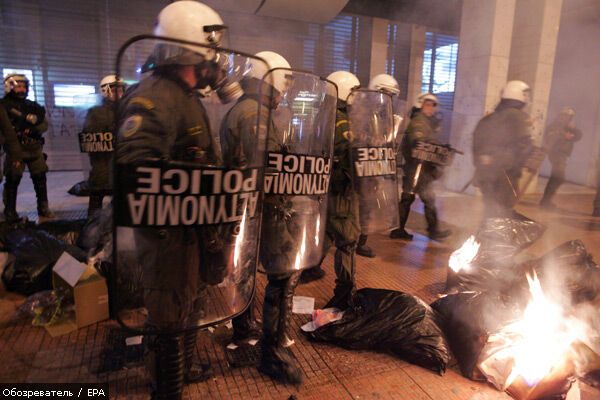 Жителі Греції не погоджуються з заходами влади