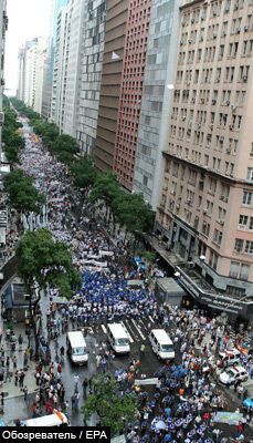 Геи устроили акцию протеста