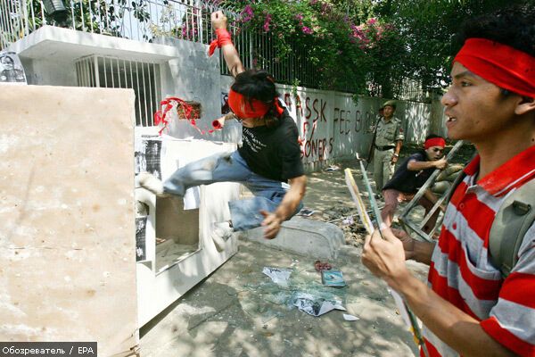 Демонстрация  против закона о выборах 2010 (9 фото)