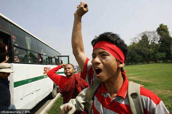 Демонстрация  против закона о выборах 2010 (9 фото)