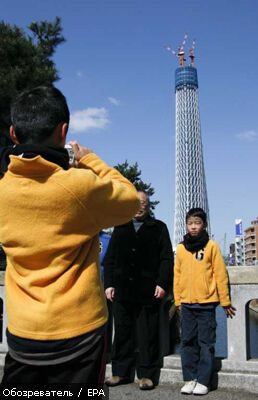 Токио Скай Три стала самым высоким сооружением в Японии