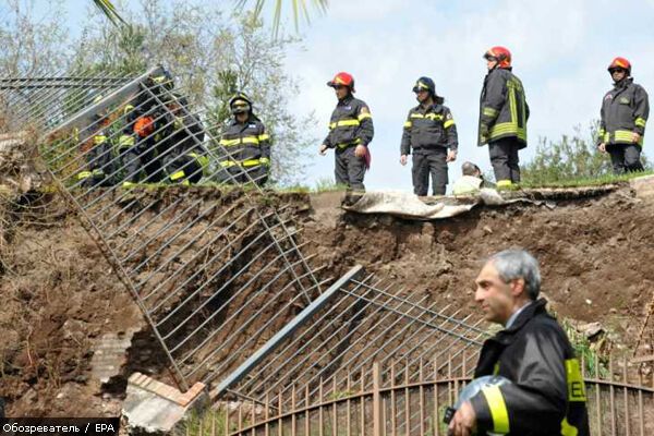 В Риме обвалилась часть "Золотого дома" императора Нерона