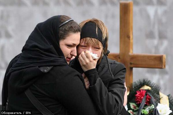 В Москве начали хоронить жертв терактов. ФОТО
