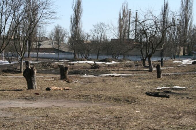 В Киеве уничтожен парк "Орлятко" (ФОТО)