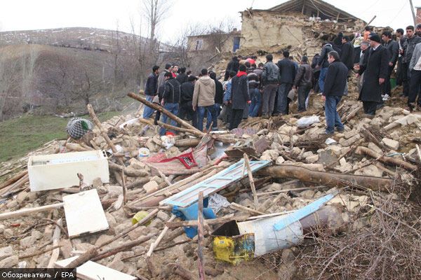 В Турции произошло сильное землетрясение (ФОТО)