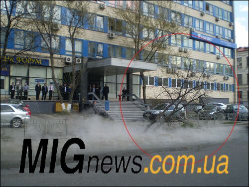 Центр Киева затопило кипятком (ФОТО)