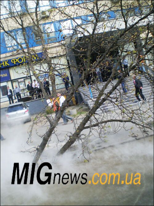 Центр Киева затопило кипятком (ФОТО)