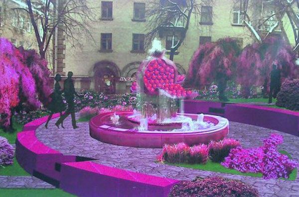 Свершилось! На Прорезной появится розовый сквер