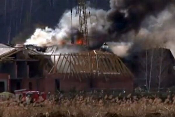 Под Киевом горела дача Ющенко