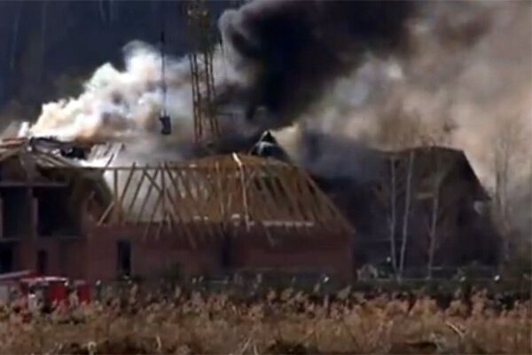 Под Киевом горела дача Ющенко